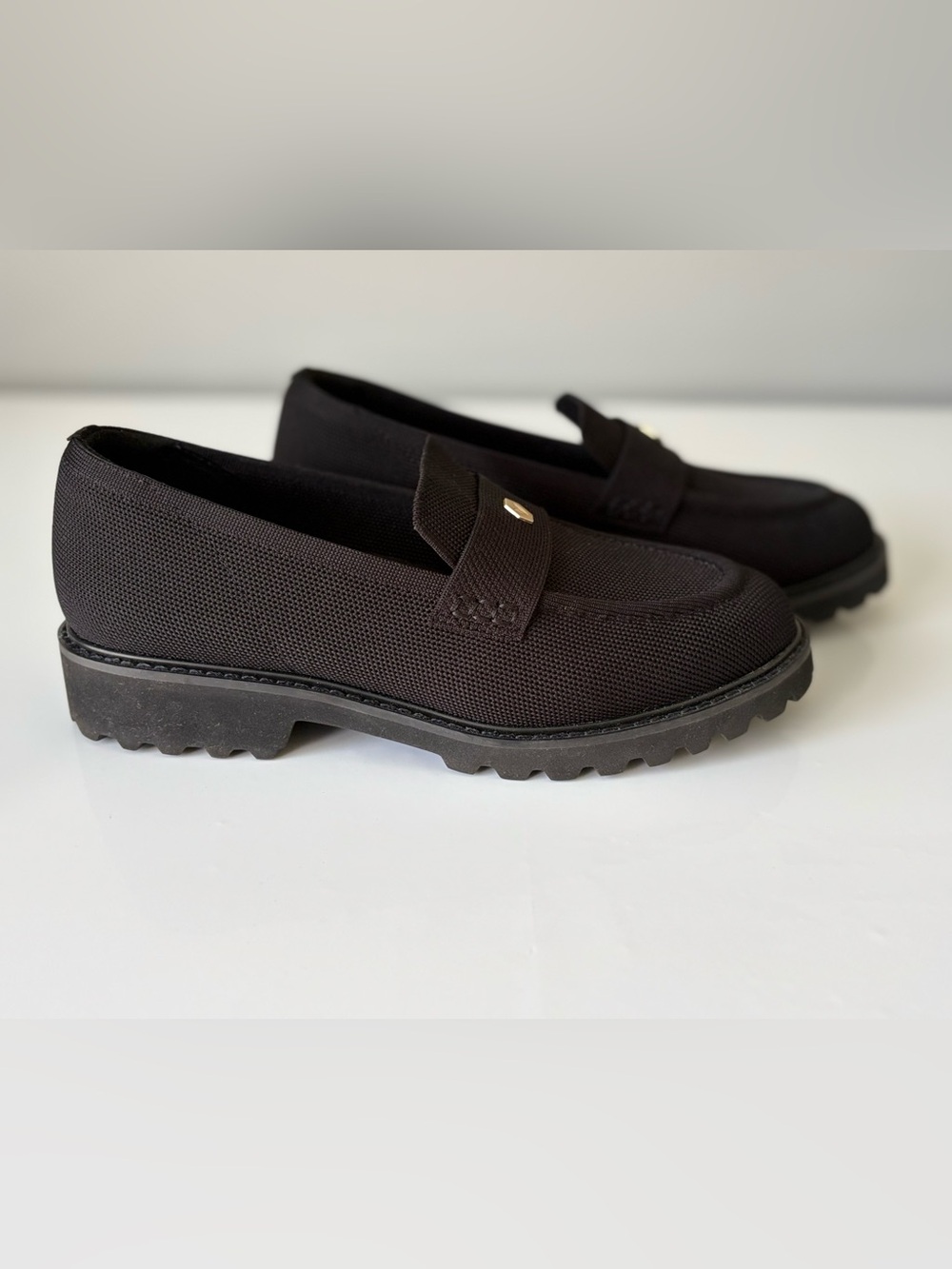 Vivaia Francesca Platform Chunky
Penny Loafer Minimalist Black
 EU 41.5